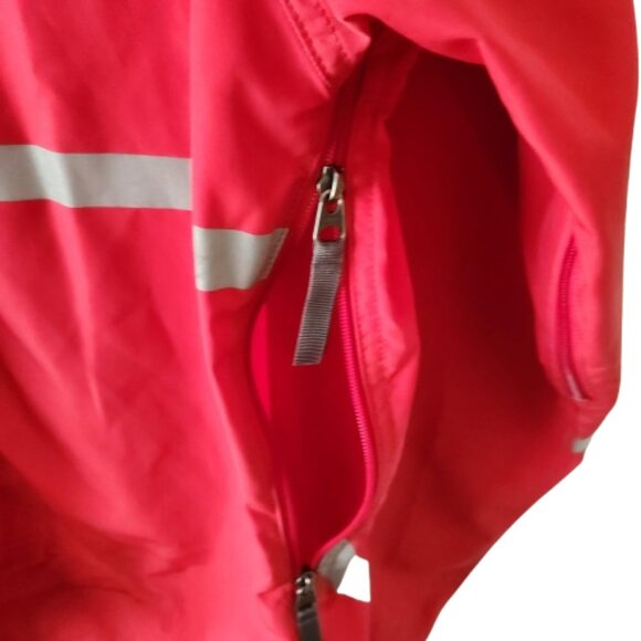 MEC Men’s Medium Red Cycling Jacket with Reflective Stripes - Picture 11 of 11